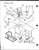 Compressor & tubing (spcg600901a/p1107101c) (spcg600903a/p1107102c) (spcg601151a/p1107103c) (spcg601153a/p1107104c) (spcg601351a/p1107105c) (spcg601353a/p1107106c)