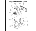 Amana PGB24B0902A/P1154303C collector box assembly & cover diagram