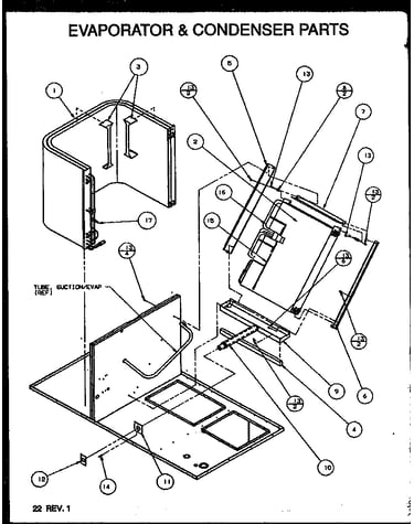 Evaporator & condenser parts