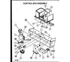 Amana PGB60B0902A/P1155801C control box assembly diagram