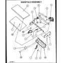 Amana PGA36B0703A/P1164610C manifold assembly diagram