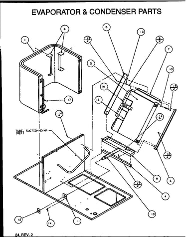 Evaporator & condenser parts