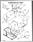 Compressor & tubing (pga42b1152a/p1154103c) (pga42b0903a/p1154102c) (pga42b1153a/p1154104c) (pga42b0902a/p1154101c) (pga48b0902b/p1154111c) (pga48b0903a/p1154106c) (pga48b0903b/p1154112c) (pga48b0904a/p1154117c) (pga48b1152a/p1154107c) (pga48b1152b/p11541