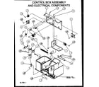 Amana PHA42B0003A/P1153902C control box assembly and electrical components diagram
