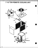 7 1/2 ton remote cooling unit (lca075a103a/p1165901c) (lca075a104a/p1165902c)