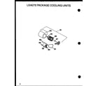 Amana LEA075A003A/P1160401C lea075 package cooling units (lea075a003a/p1160401c) (lea075a004a/p1160402c) diagram