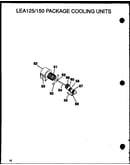 Lea125/150 package cooling units (lea125a003a/p1160405c) (lea125a004a/p1160406c) (lea150a003a/p1160407c) (lea150a004a/p1160408c)