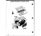 Amana LEA075A003A/P1160401C lea200 package cooling units (lea200a003a/p1160409c) (lea200a004a/p1160410c) diagram