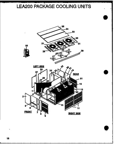 Lea200 package cooling units (lea200a003a/p1160409c) (lea200a004a/p1160410c)