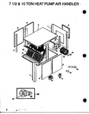 7 1/2 & 10 ton heat pump air handler (lba075k203a/p1166203c) (lba100k203a/p1166204c)