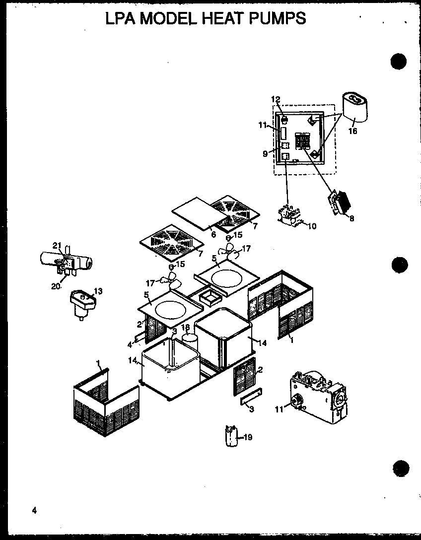Lpa model heat pumps