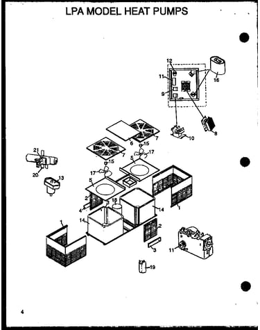 Lpa model heat pumps