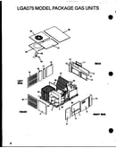 Lga075 model package gas units (lga075a133a/p1160201c) (lga075a134a/p1160202c) (lga075a203a/p1160203c) (lga075a204a/p1160204c)