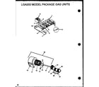 Amana LGA200A403A/P1160311C lga200 model package gas units (lga200a303a/p1160309c) (lga200a304a/p1160310c) (lga200a403a/p1160311c) (lga200a404a/p1160312c) diagram
