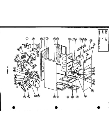 Gas highboy (gh-140/p96175-20f) (gh-140-5/p96175-22f) (gh-160/p96175-23f) (gh-160-5/p96175-25f) (gh-200/p96175-28f)