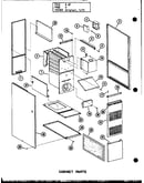 Cabinet parts (gh-65de/p96251-1f) (gh-65de/p96294-1f) (gh-80de/p96251-4f) (gh-80de/p96294-4f) (gh-105de/p96251-8f) (gh-105de/p96294-8f) (gh-120de/p96251-12f) (gh-120de/p96294-12f) (gh-140de/p96251-16f) (gh-140de/p96294-16f)