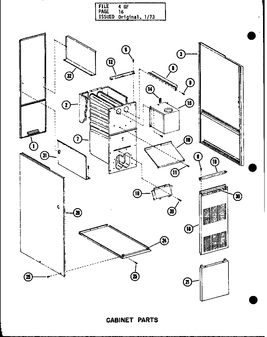 CABINET PARTS (GH-80E/P96251-3F) (GH-80E/P96294-3F) (GH105E/P96251-7F) (GH-105E/P96294-7F)