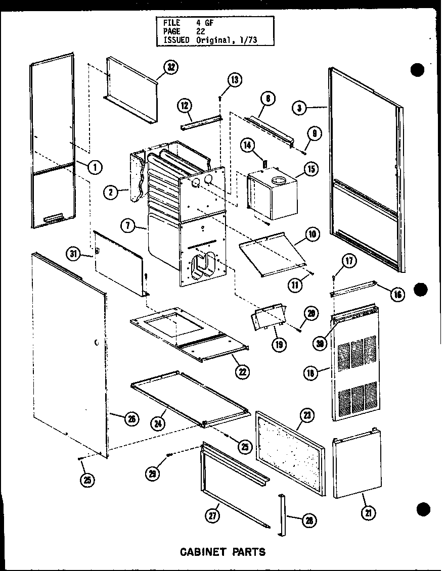 CABINET PARTS (GH-80E-3/P96251-5F) (GH-80E-3/P96294-5F) (GH-105E-3/P96251-9F) (GH-105E-3/P96294-9F) (GH-120E-4/P96251-13F) (GH-120E-4/P96294-13F) (GH-140E-4/P96251-17F) (GH-140E-4/P96294-17F) (GH-160E-5/P96251-20F) (GH-160E-5/P96294-20F)