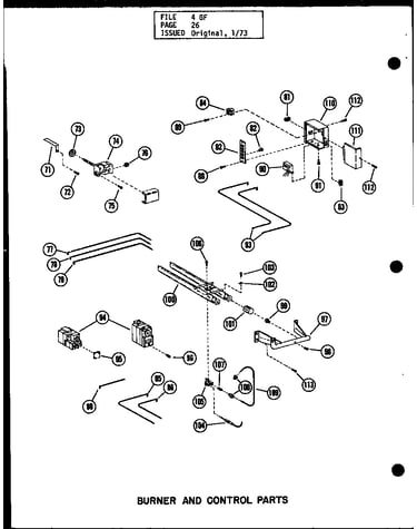Burner control parts (gh-80e-3/p96251-5f) (gh-80e-3/p96294-5f) (gh-105e-3/p96251-9f) (gh-105e-3/p96294-9f) (gh-120e-4/p96251-13f) (gh-120e-4/p96294-13f) (gh-140e-4/p96251-17f) (gh-140e-4/p96294-17f) (gh-160e-5/p96251-20f) (gh-160e-5/p96294-20f)