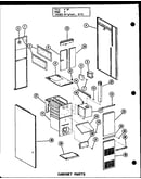 Cabinet parts (gc-65de/p96252-1f) (gc-65de/p96306-1f) (gc-80de/p96252-3f) (gc-80de/p96306-3f) (gc-105de/p96252-5f) (gc-105de/p96306-5f) (gc-120de/p96252-8f) (gc-120de/p96306-8f)