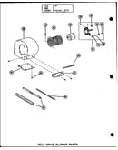 Belt drive blower parts (gc-65de/p96252-1f) (gc-65de/p96306-1f) (gc-80de/p96252-3f) (gc-80de/p96306-3f) (gc-105de/p96252-5f) (gc-105de/p96306-5f) (gc-120de/p96252-8f) (gc-120de/p96306-8f)