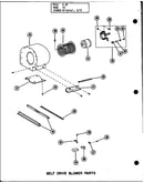 Belt drive blower parts (gc-65de-2/p96252-2f) (gc-65de-2/p96306-2f) (gc-80de-3/p96252-4f) (gc-80de-3/p96306-4f) (gc-105de-3/p96252-7f) (gc-105de-3/p96306-7f)