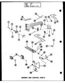 Burner and control parts (gc-65de-2/p96252-2f) (gc-65de-2/p96306-2f) (gc-80de-3/p96252-4f) (gc-80de-3/p96306-4f) (gc-105de-3/p96252-7f) (gc-105de-3/p96306-7f)