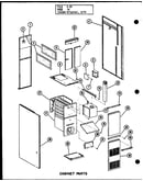Cabinet parts (gc-140e/p96252-10f) (gc-140e/p96306-10f) (gc-105e-3/p96252-6f) (gc-105e-3/p96306-6f) (gc-120e-4/p96252-9f) (gc-120e-4/p96306-9f) (gc-140e-5/p96252-11f) (gc-140e-5/p96306-11f)
