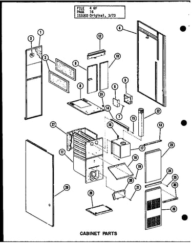 Cabinet parts (gc-140e/p96252-10f) (gc-140e/p96306-10f) (gc-105e-3/p96252-6f) (gc-105e-3/p96306-6f) (gc-120e-4/p96252-9f) (gc-120e-4/p96306-9f) (gc-140e-5/p96252-11f) (gc-140e-5/p96306-11f)