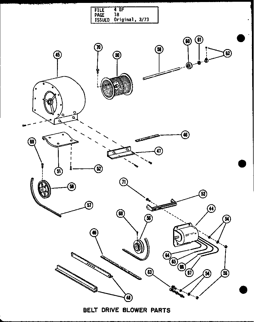 Belt drive blower parts (gc-140e/p96252-10f) (gc-140e/p96306-10f) (gc-105e-3/p96252-6f) (gc-105e-3/p96306-6f) (gc-120e-4/p96252-9f) (gc-120e-4/p96306-9f) (gc-140e-5/p96252-11f) (gc-140e-5/p96306-11f)