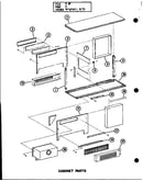 Cabinet parts (gs-80/p96140-2f) (gs-80/p96286-2f) (gs-100/p96140-5f) (gs-100/p96286-5f) (gs-120/p96140-8f) (gs-120/p96286-8f) (gs-140/p96140-10f) (gs-140/p96286-10f)