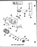 Belt drive blower parts (gs-80-3/p96140-3f) (gs-80-3/p96286-3f) (gs-100-4/p96140-7f) (gs-100-4/p96286-7f) (gs-120-4/p96140-9f) (gs-120-4/p96286-9f) (gs-140-5/p96140-11f) (gs-140-5/p96286-11f)