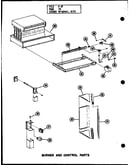 Burner and control parts (gs-80d/p96286-1f) (gs-100d/p96286-4f) (gs-80d-3/p96140-14f) (gs-80d-3/p96286-14f) (gs-100d-4/p96140-6f) (gs-100d-4/p96286-6f)