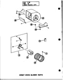 Direct drive blower parts (gs-80d/p96286-1f) (gs-100d/p96286-4f) (gs-80d-3/p96140-14f) (gs-80d-3/p96286-14f) (gs-100d-4/p96140-6f) (gs-100d-4/p96286-6f)