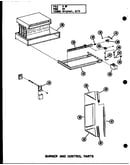 Burner and control parts (gs-80p/p96261-2f) (gs-80p/p96287-2f)