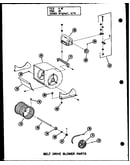 Belt drive blower parts (gs-80p/p96261-2f) (gs-80p/p96287-2f)