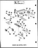 Burner and control parts (gl-105e-3/p96253-2f) (gl-105e-3/p96302-2f) (gl-120e-4/p96253-4f) (gl-120e-4/p96302-4f) (gl-140e-5/p96253-6f) (gl-140e-5/p96302-6f)
