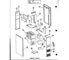 Amana GL-106E/P96328-7F belt drive blower parts (gl-200e/p96328-8f) diagram