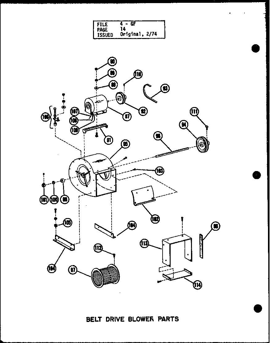 BURNER AND CONTROL PARTS (GL-105E-3/P96328-2F) (GL-140E-5/P96328-6F) (GL-105E-4/P96328-4F)