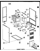 Cabinet parts (gh102dm/p96521-7f) (gh120dm-4/p96521-8f) (gh120dm-5/p96521-9f) (gh140dm/p96521-10f) (gh140dm-4/p96521-11f) (gh160m-r3.5/p96521-12f)