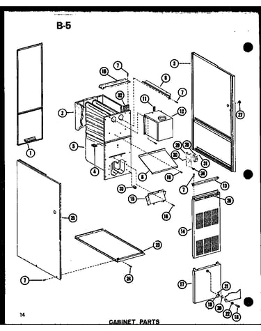 Cabinet parts (gh102dm/p96521-7f) (gh120dm-4/p96521-8f) (gh120dm-5/p96521-9f) (gh140dm/p96521-10f) (gh140dm-4/p96521-11f) (gh160m-r3.5/p96521-12f)
