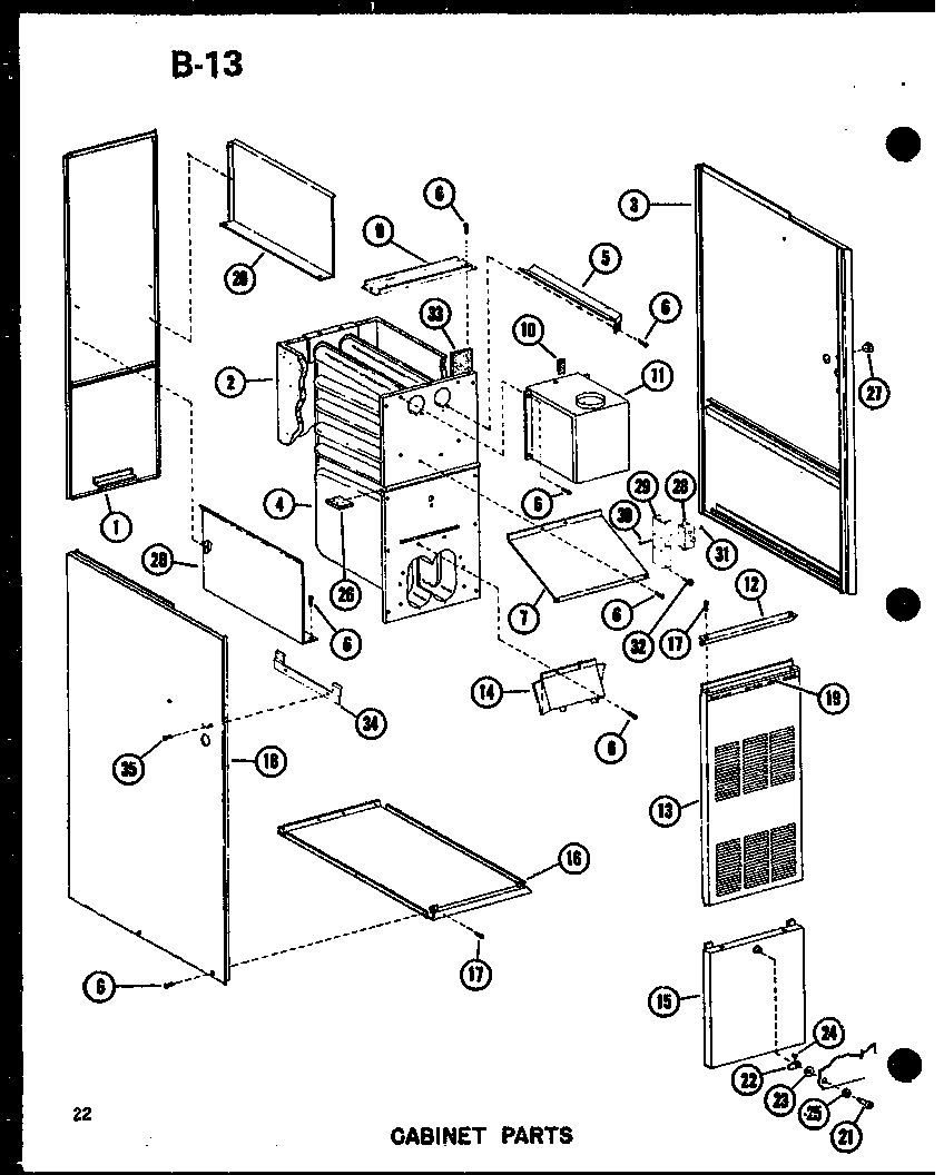 CABINET PARTS (GHE65DM-2/P96524-1F) (GHE65DM-3/P96524-2F) (GHE80DM/P96524-3F) (GHE80DM-3/P96524-4F) (GHE80DM-4/P96524-5F) (GHE105DM/P96524-6F)