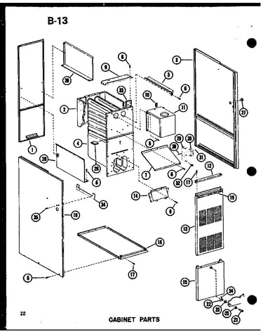Cabinet parts (ghe65dm-2/p96524-1f) (ghe65dm-3/p96524-2f) (ghe80dm/p96524-3f) (ghe80dm-3/p96524-4f) (ghe80dm-4/p96524-5f) (ghe105dm/p96524-6f)