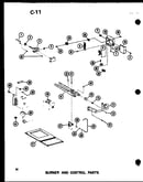 Burner and control parts (ghe105dm-3/p96524-7f) (ghe105dm-5/p96524-8f) (ghe120dm/p96524-9f) (ghe120dm-4/p96524-10f)