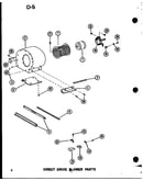 Direct drive blower parts (gc65dm-2/p96523-1f) (gc80dm-3/p96523-2f) (gc105dm-3/p96523-3f) (gc120dm-3.5/p96523-4f) (gc140dm-4/p96523-5f)
