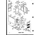 Amana GLE120M-R3/P96484-2F cabinet parts diagram