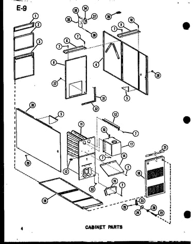 Cabinet parts