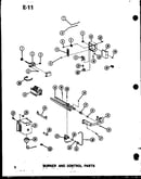 Burner and control parts