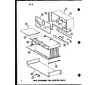 Amana GS80DG-R3/P96561-1F heat exchanger and diverter parts diagram