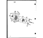 Amana GSE75DM-4/P96594-2F blower assembly diagram
